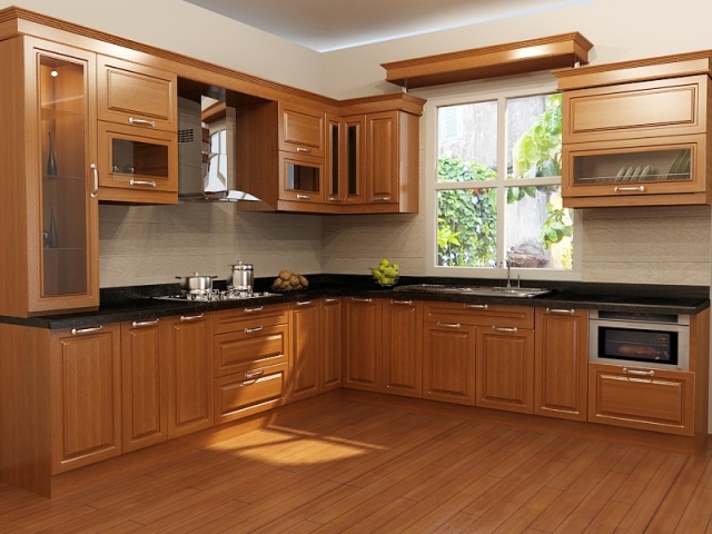 Tại sao nên chọn tủ bếp khung inox cánh gỗ tự nhiên? 2