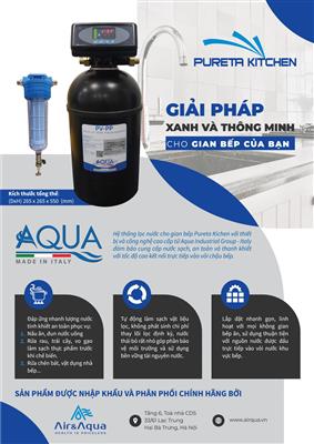 Hệ thống lọc nước Aqua cho căn bếp: Purita Kitchen 2