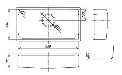 Chậu rửa chén Shigeru 01 hộc – JSL K 2F FS 2